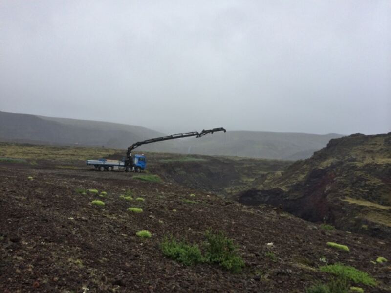Kranabíll Íslandskrana að störfum á verkstað — mynd 10 af 70